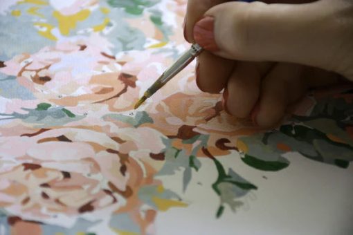 How to Paint your custom painting by numbers