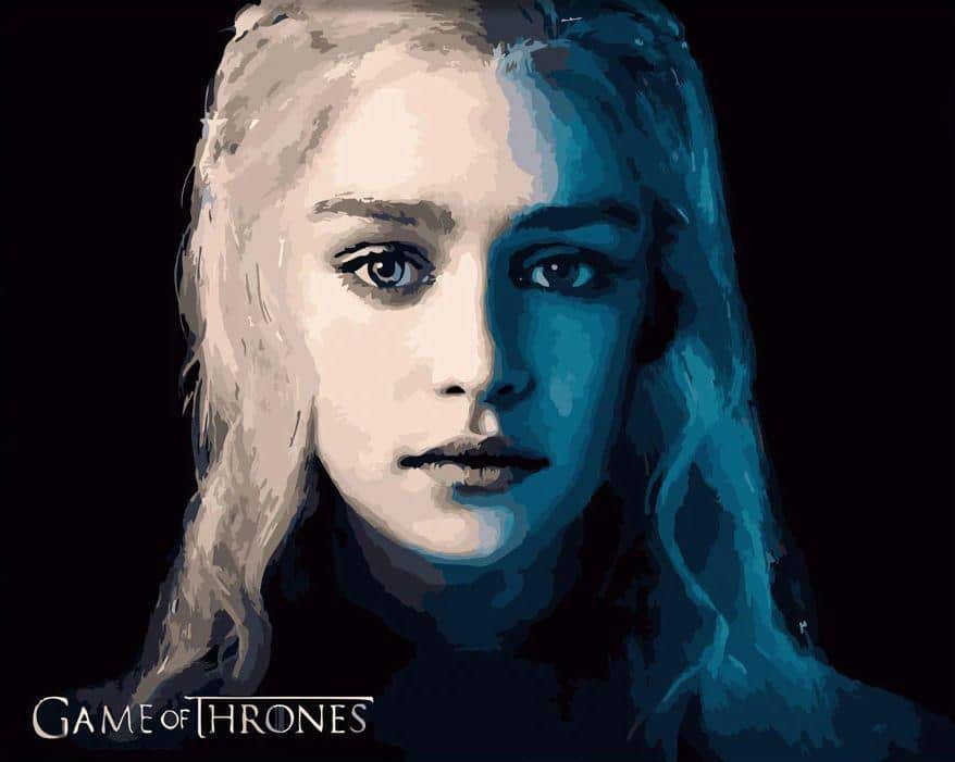 Daenerys Targaryen - DIY Paint By Numbers - Modern Paint