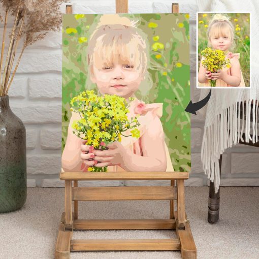 Easel Custom paint by numbers