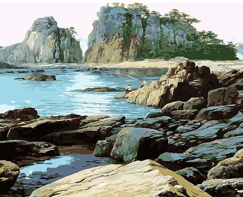 Rocky Beach - Paint By Number - Painting By Numbers