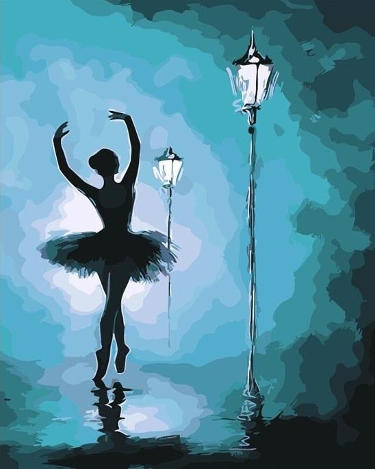 Abstract Ballet Dancer - DIY Paint By Numbers - Modern Paint