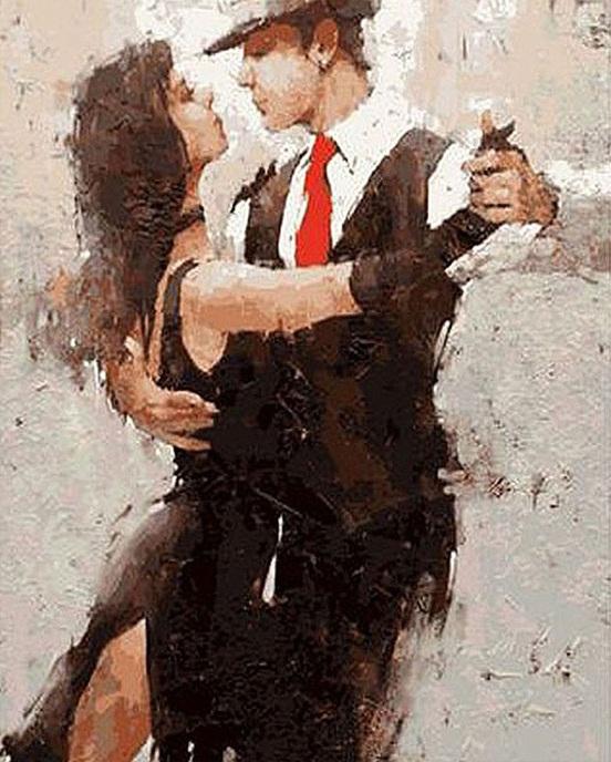 Passionate Tango dancing - DIY Paint By Numbers - Modern Paint