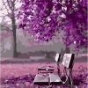Purple Landscape - DIY Paint By Numbers - Numeral Paint