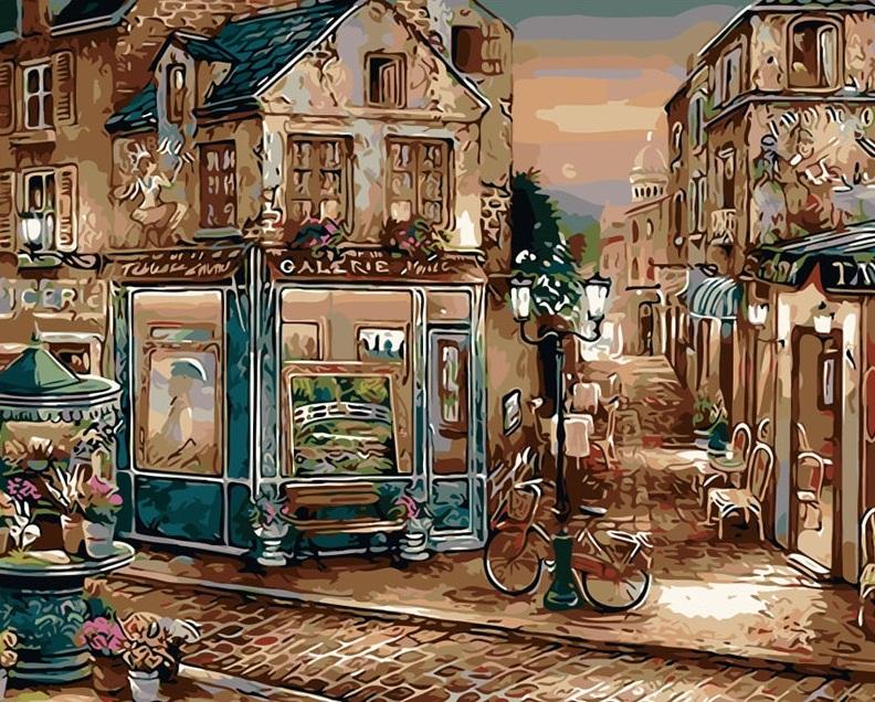 Painting Europe Coffee Shop Art - DIY Paint By Numbers - Modern Paint