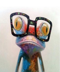 Painting Frog Animals - DIY Paint By Numbers - Numeral Paint