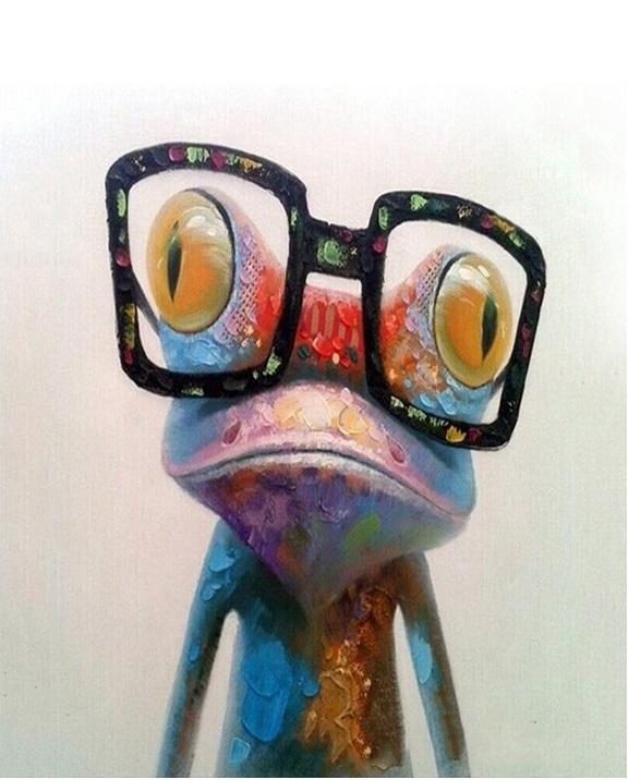 Painting Frog Animals - DIY Paint By Numbers - Modern Paint