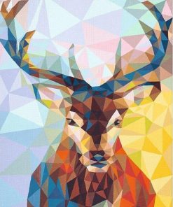 Deer animals acrylic paint - DIY Paint By Numbers - Numeral Paint