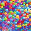 Cute Colorful Balloons Paint by numbers