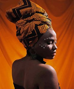 African Woman Paint by numbers