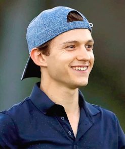 Cute Tom Holland paint by numbers