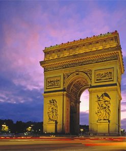 Arc de Triomphe Monument adult paint by numbers
