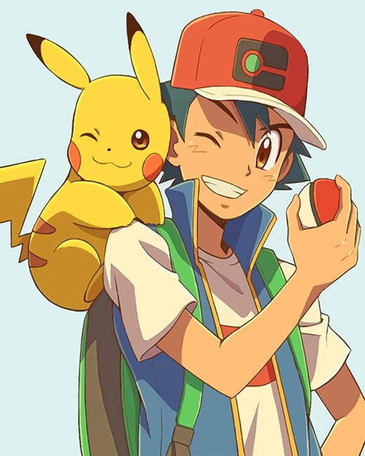 pokemon pikachu and ash
