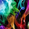Colorful Light Smoke paint by number