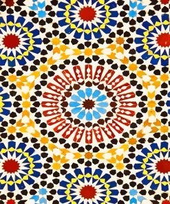 Islamic Geometric Art paint by number