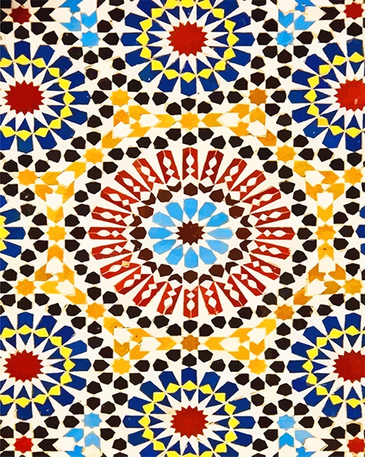 Moroccan Mosaic - Paint By Numbers - Painting By Numbers