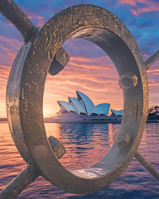 Opera House Sydney Australia paint by number