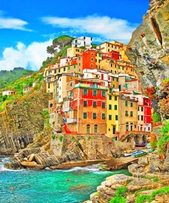 Manarola Italy Paint By Numbers