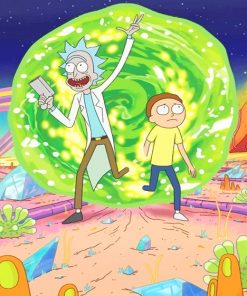 Rick And Morty Adventure Paint By Numbers