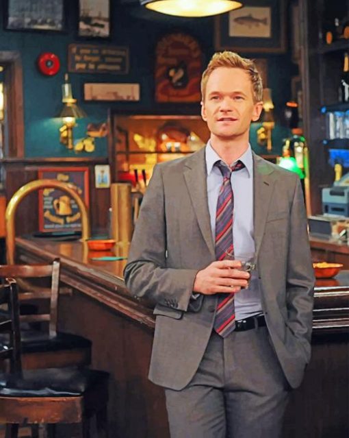 Barney Stinson How I Met Your Mother paint by number