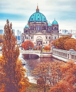 Berlin Cathedral Church paint by number