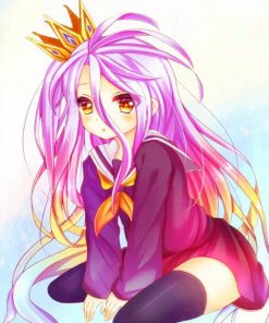 Cute Shiro No Game No Life adult paint by numbers