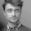 Daniel Radcliffe Black And White adult paint by numbers