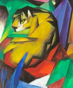 Franz Marc The Tiger paint by number