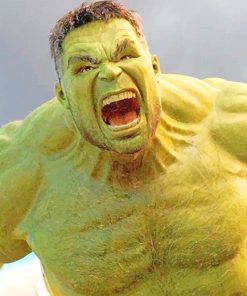 Hulk Screaming adult paint by numbers