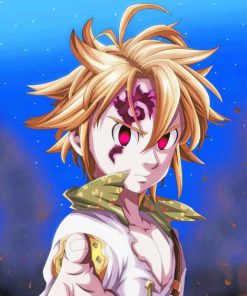 Meliodas Anime adult paint by numbers