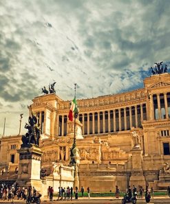 Piazza venezia adult paint by numbers