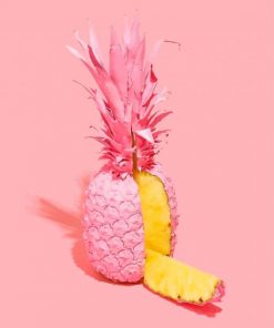 Pink Pineapple adult paint by numbers