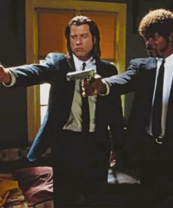 Pulp Fiction Vincent And Jules paint by number