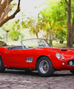 Red Classic Ferrari adult paint by number