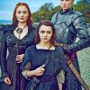 Sansa Arya Stark Game Of Thrones adult paint by numbers