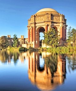 The Palace of Fine Arts San Francisco paint by number