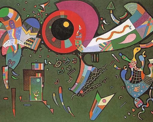 Wassily Kandinsky Around The Circle paint by number