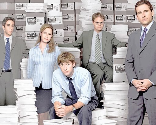 Characters The Office paint by number