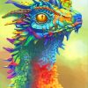 Colorful Dragon paint By Numbers