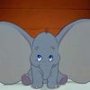 Cute Dumbo paint by numbers