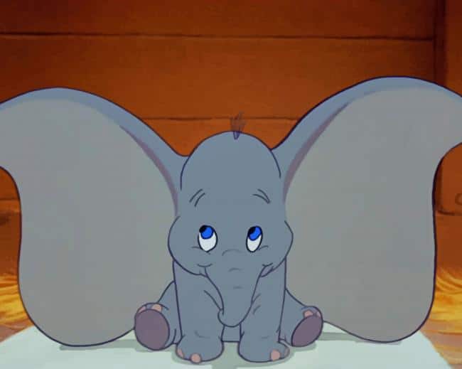 Cute Dumbo paint by numbers