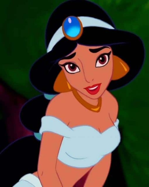 Disney Princess Jasmine Paint By Numbers
