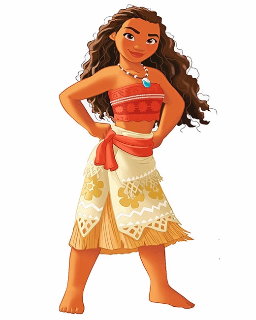 Disney Princess Moana - Paint By Numbers - Painting By Numbers