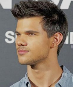 Famous Actor Taylor Lautner paint by numbers