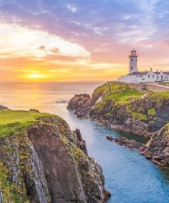 fanad head lighthouse Ireland adult paint by number