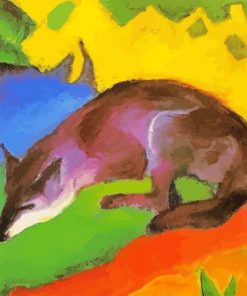 Franz Marc Fox paint by number