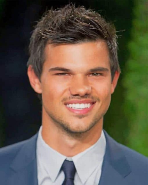 Handsome Taylor Lautner paint by numbers