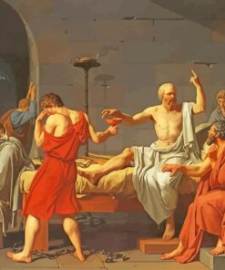 Jacques Louis David The Death Of Socrates paint by number
