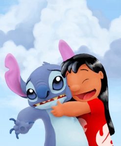 Lilo And Stitch Friendship paint By numbers