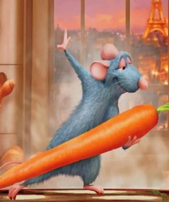 Ratatouille Animation Paint by Numbers