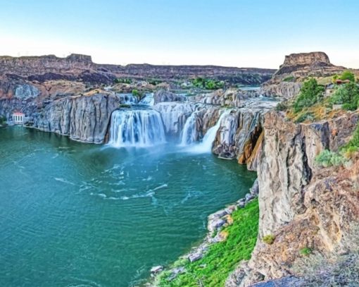 Shoshone Falls Park paint by number